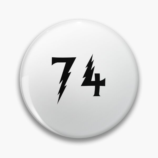 Item preview, 74, seventy four, black, Harry P designed and sold by Numbers-Art.