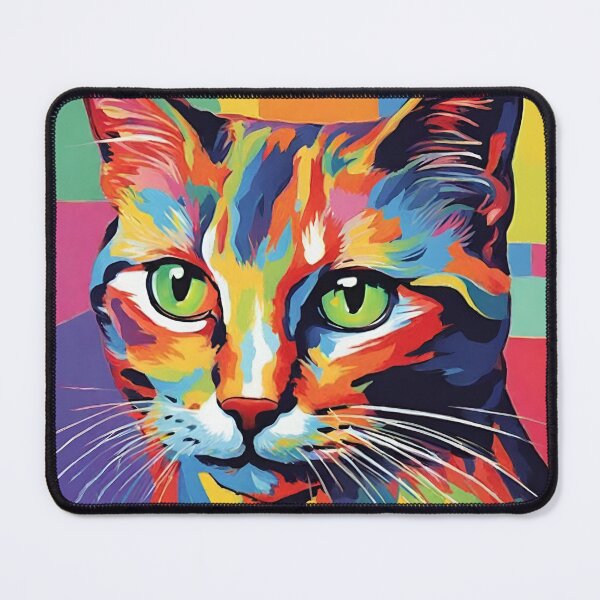 Item preview, fauvism style art cats 2024 pt11 designed and sold by cloudzer0000.