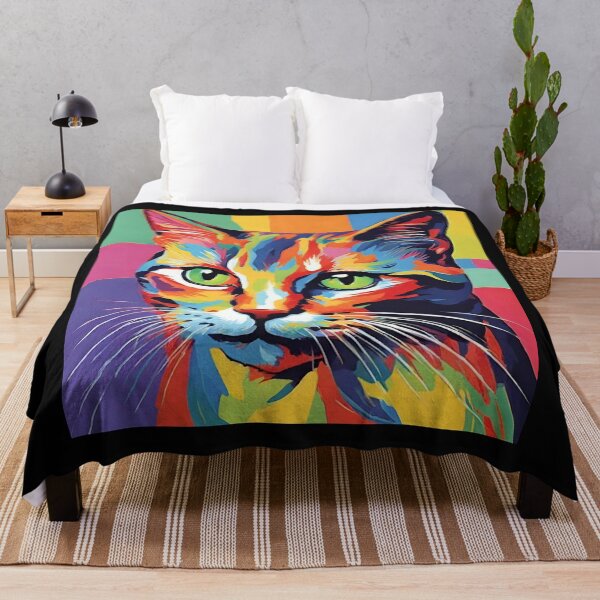 Item preview, fauvism style art cats 2024 pt11 designed and sold by cloudzer0000.