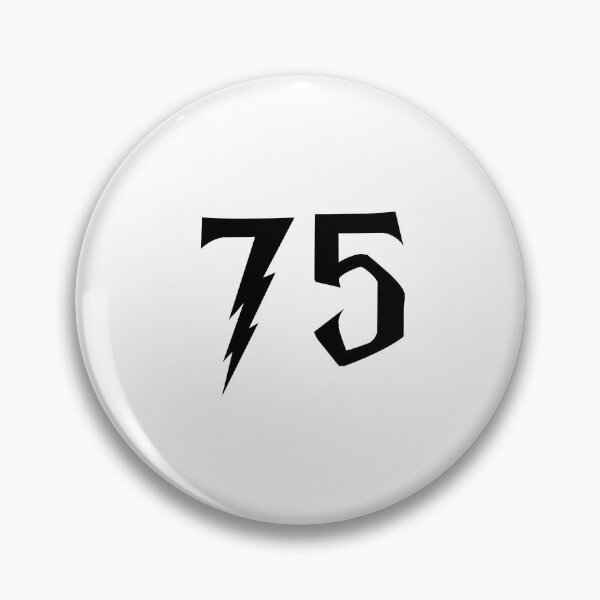 Item preview, 75, seventy five, black, Harry P designed and sold by Numbers-Art.