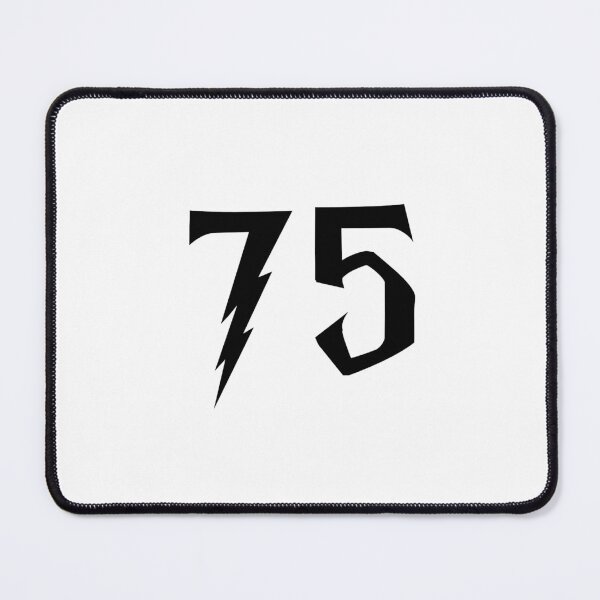 Item preview, 75, seventy five, black, Harry P designed and sold by Numbers-Art.