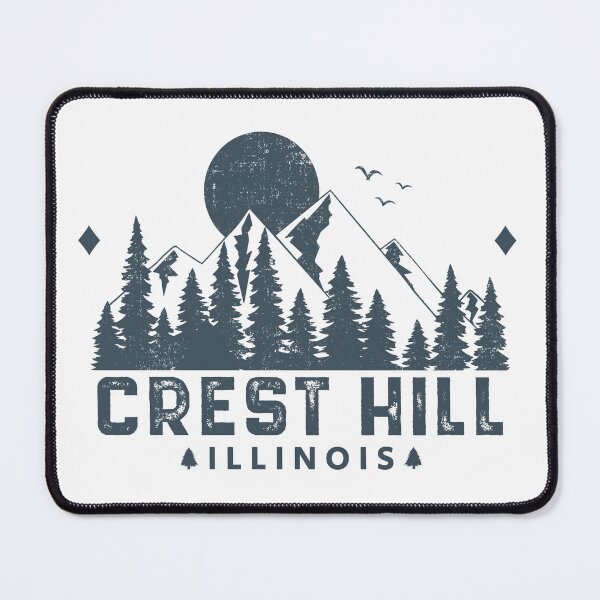 Item preview, Crest Hill Illinois Mountain Souvenir designed and sold by Wild-Outside.