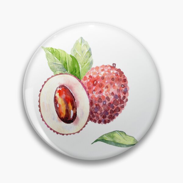 Item preview, Watercolor lychee designed and sold by tapilipa.