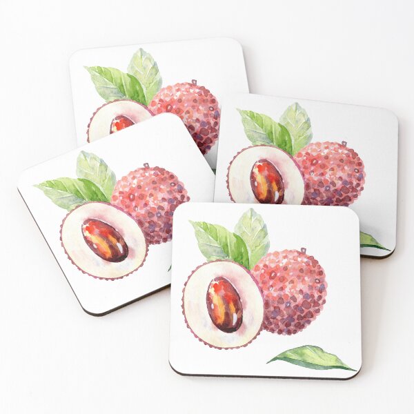 Item preview, Watercolor lychee designed and sold by tapilipa.