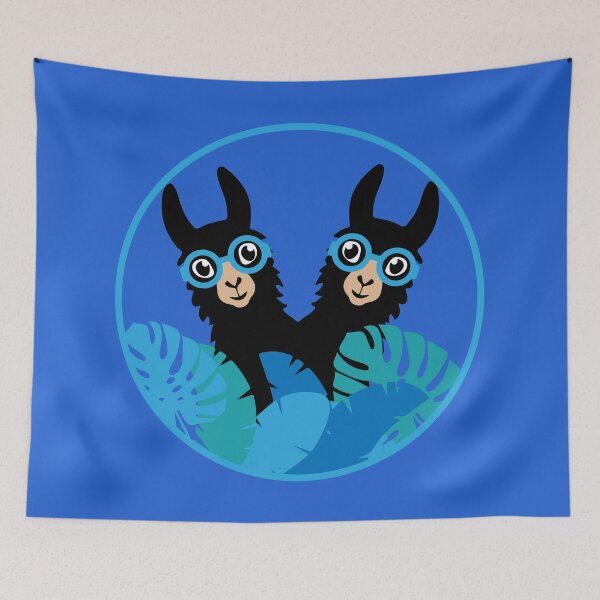 Item preview, Twin Llamas designed and sold by happygiftideas.