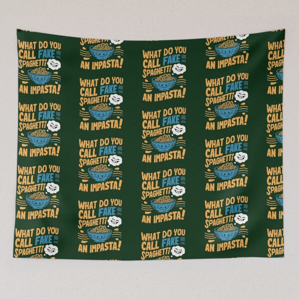 Item preview, Dad joke: What do you call fake spaghetti? An impasta! designed and sold by Rajasekar.