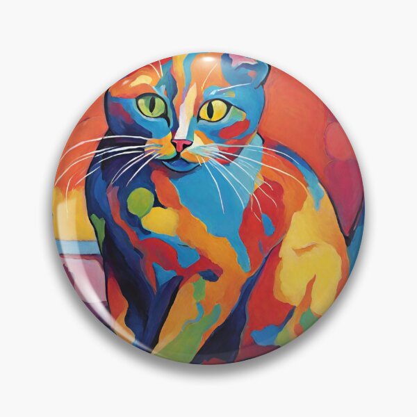 Item preview, fauvism style art cats 2024 pt12 designed and sold by cloudzer0000.