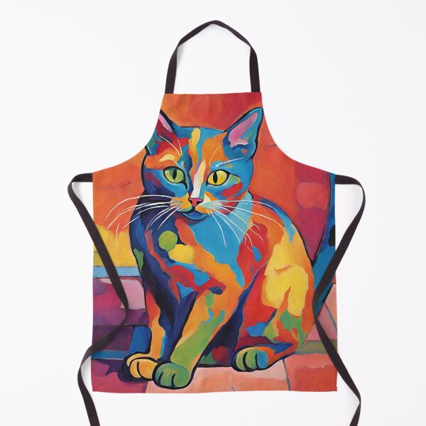 Item preview, fauvism style art cats 2024 pt12 designed and sold by cloudzer0000.