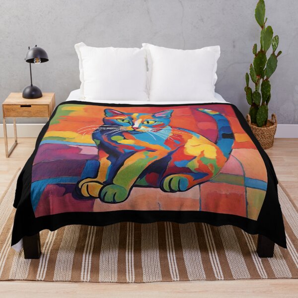 Item preview, fauvism style art cats 2024 pt12 designed and sold by cloudzer0000.