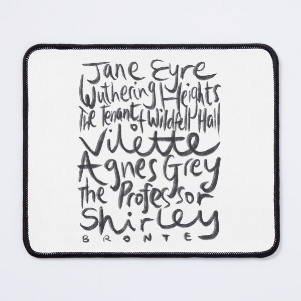 Item preview, Bronte Sisters Novels Calligraphy Typography designed and sold by louweasely.