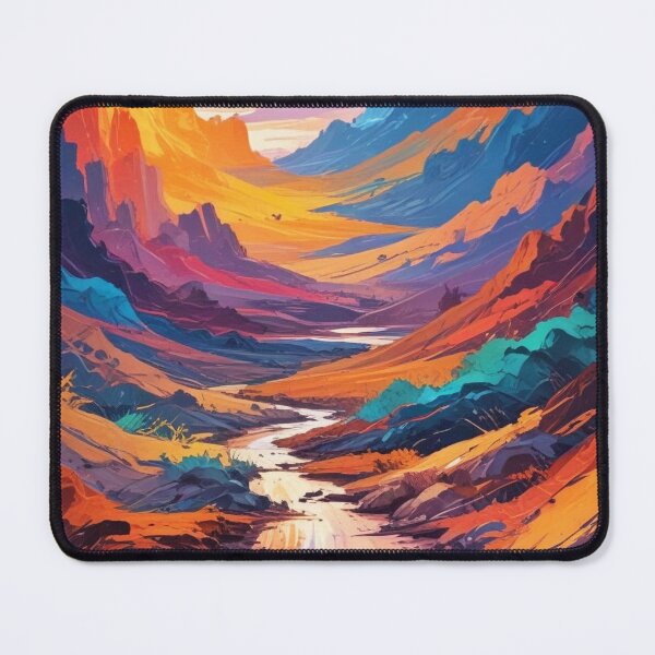 Item preview, Beautiful Abstract Scenery painting print design  designed and sold by Anshu3813.