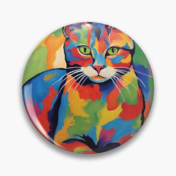 Item preview, Fauvism style art cats 2024 pt13 designed and sold by cloudzer0000.