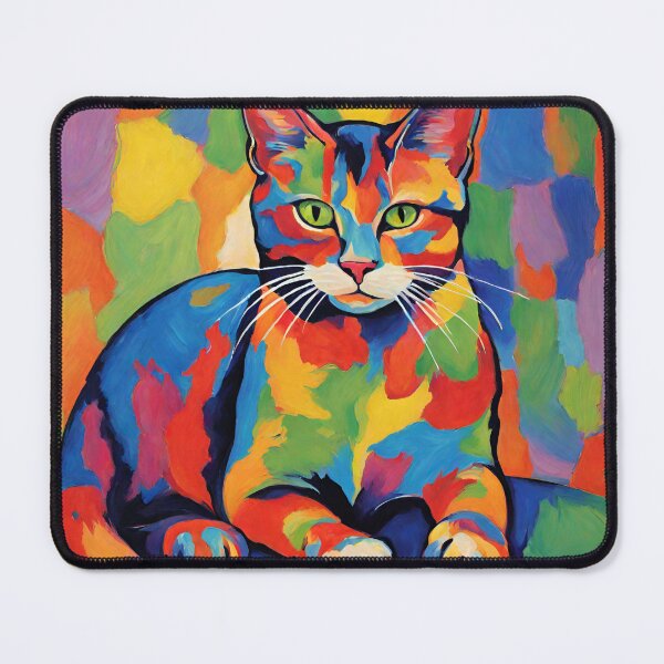 Item preview, Fauvism style art cats 2024 pt13 designed and sold by cloudzer0000.