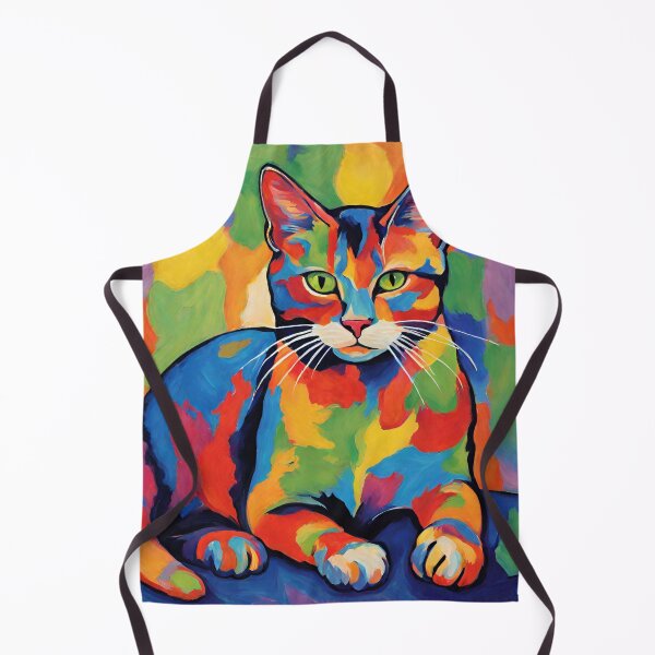 Item preview, Fauvism style art cats 2024 pt13 designed and sold by cloudzer0000.