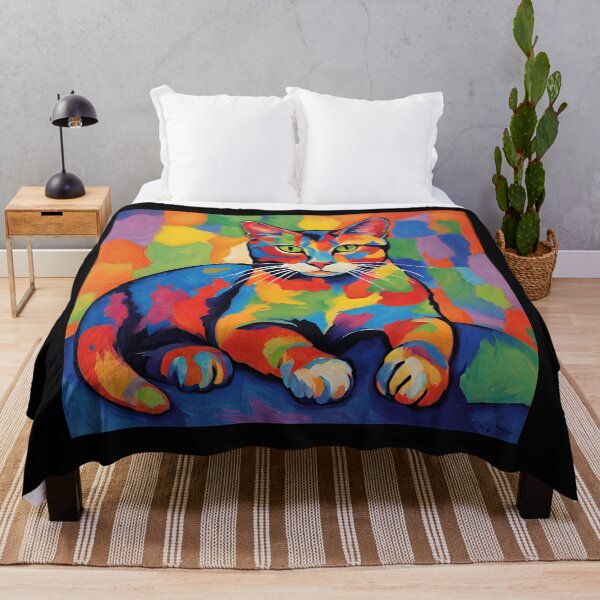 Item preview, Fauvism style art cats 2024 pt13 designed and sold by cloudzer0000.