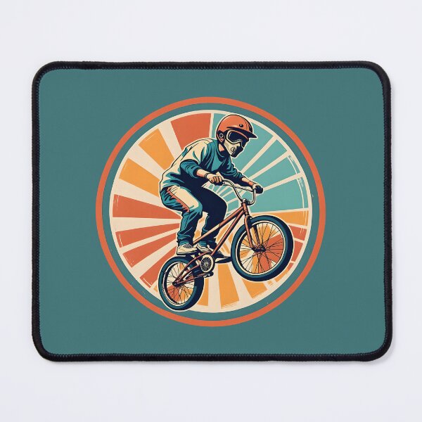 Item preview, BMX Rider in a vintage graphic style designed and sold by Ameiva-Apparel.