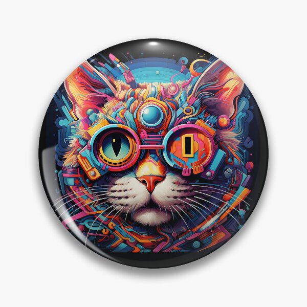Item preview, Graphic steampunk cat designed and sold by KreaKat.