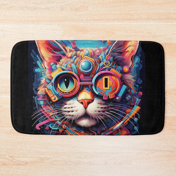 Item preview, Graphic steampunk cat designed and sold by KreaKat.