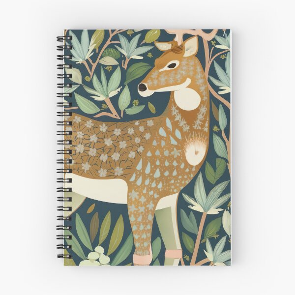 Item preview, William Morris Style Deer Artwork designed and sold by Tamas Das.