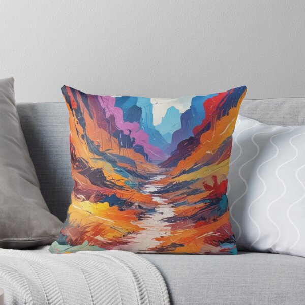 Item preview, Beautiful Abstract Scenery painting print design  designed and sold by Anshu3813.