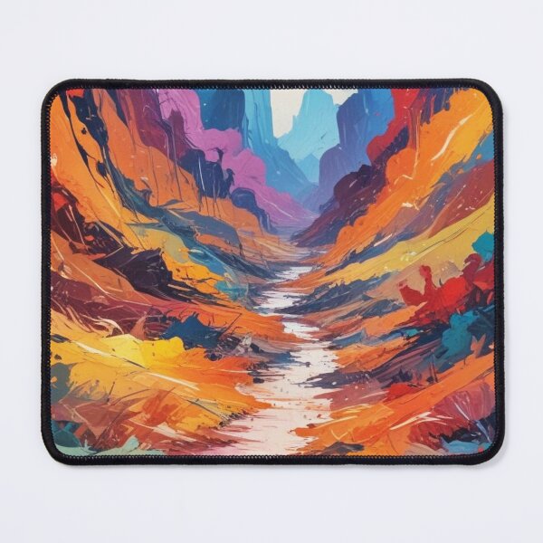 Item preview, Beautiful Abstract Scenery painting print design  designed and sold by Anshu3813.