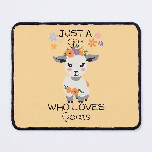 Item preview, Goat Charm: Adorned with Flowers, This Goat Wins Hearts designed and sold by Amazing-Kortez.