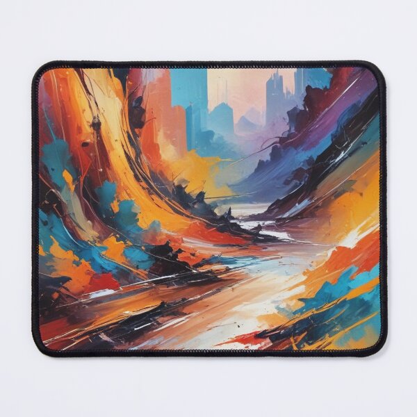 Item preview, Beautiful Abstract Scenery painting print design designed and sold by Anshu3813.