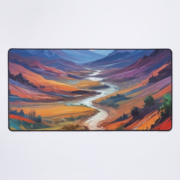 Item preview, Beautiful Abstract Scenery painting print design  designed and sold by Anshu3813.