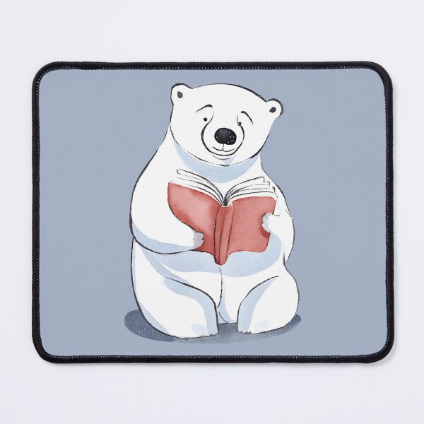 Item preview, Polar Bear Reading Book designed and sold by FarmOfCuties.