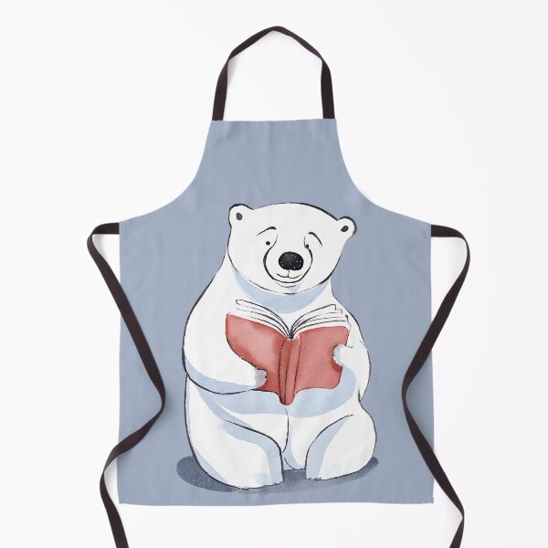 Item preview, Polar Bear Reading Book designed and sold by FarmOfCuties.