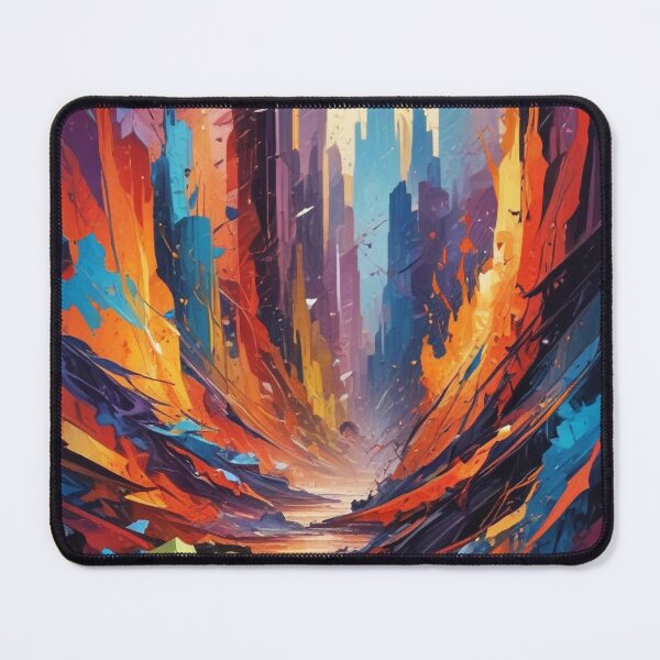 Item preview, Beautiful Abstract Scenery painting print design  designed and sold by Anshu3813.