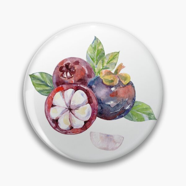 Item preview, Watercolor Mangosteen designed and sold by tapilipa.