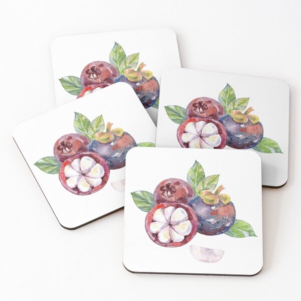 Item preview, Watercolor Mangosteen designed and sold by tapilipa.