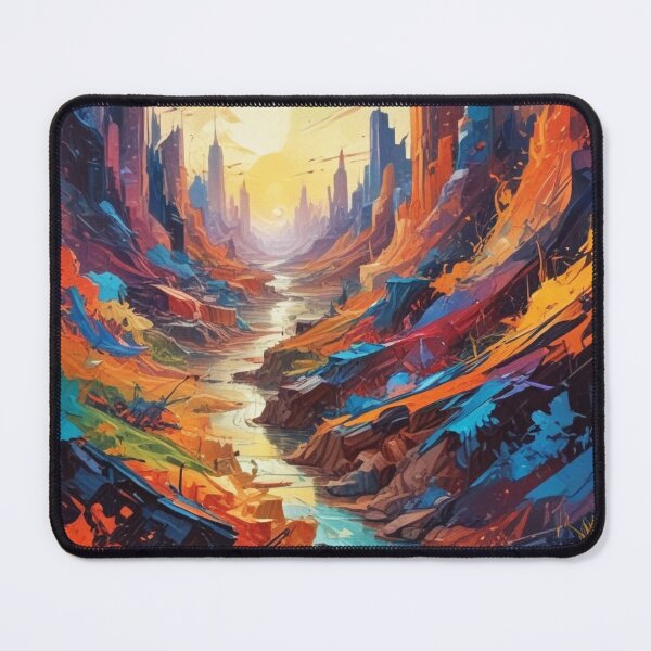 Item preview, Beautiful Abstract Scenery painting print design designed and sold by Anshu3813.