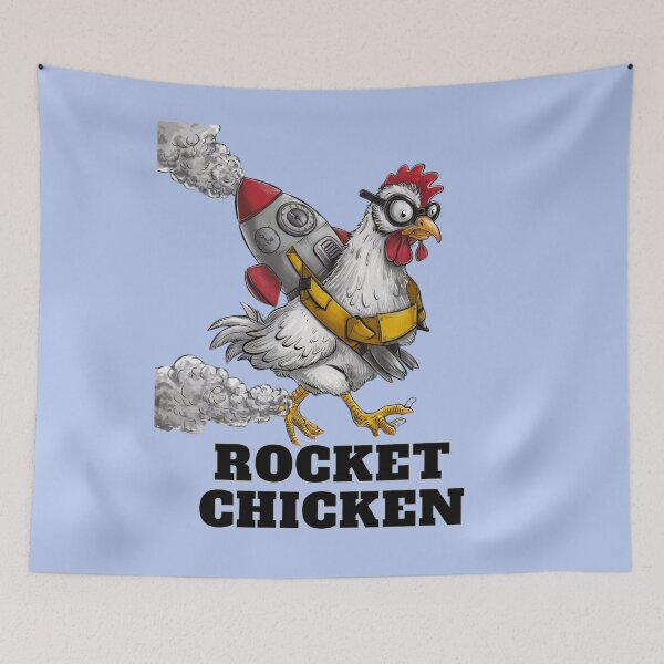 Item preview, Rocket chicken designed and sold by belladesign7.