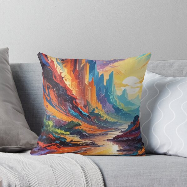 Item preview, Beautiful Abstract Scenery painting artwork print design designed and sold by Anshu3813.