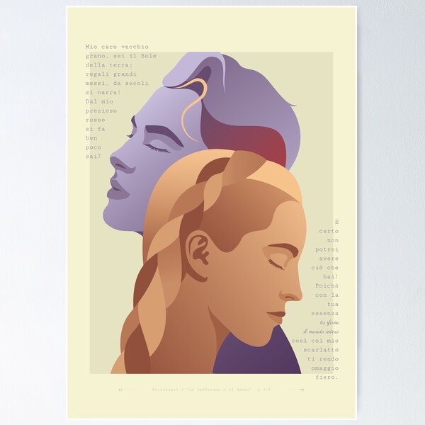Item preview, Illustrated Poem 'Saffron and Wheat' (Part 3/3) designed and sold by Pictaleart.