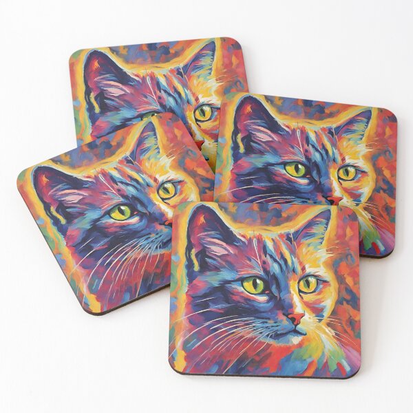 Item preview, Fauvism style art cats 2024 pt14 designed and sold by cloudzer0000.
