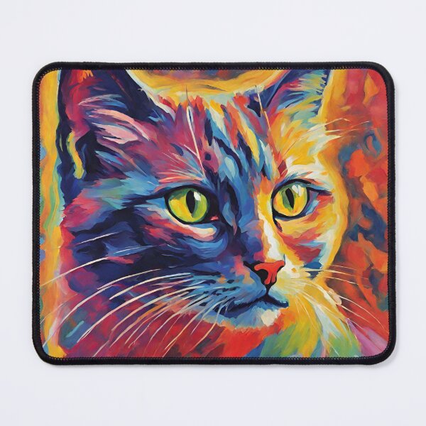 Item preview, Fauvism style art cats 2024 pt14 designed and sold by cloudzer0000.