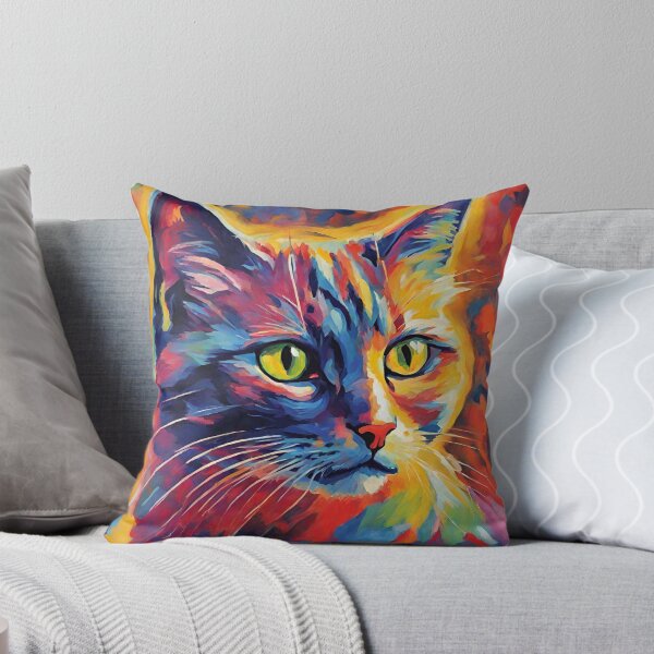 Item preview, Fauvism style art cats 2024 pt14 designed and sold by cloudzer0000.