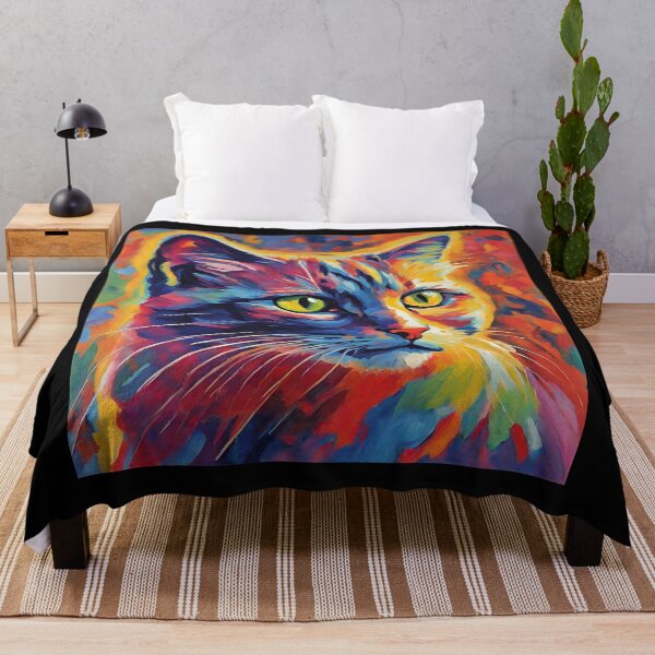 Item preview, Fauvism style art cats 2024 pt14 designed and sold by cloudzer0000.