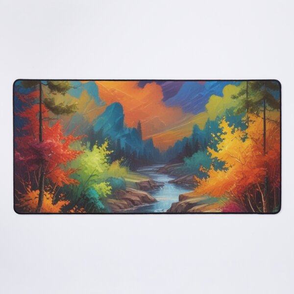 Item preview, Beautiful Abstract Scenery painting artwork print design  designed and sold by Anshu3813.