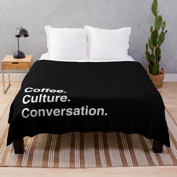 Item preview, Coffee Culture Conversation Aesthetic Pinterest Minimalist Art Design designed and sold by pointense.