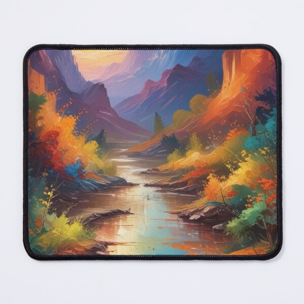 Item preview, Beautiful Abstract Scenery painting artwork print design designed and sold by Anshu3813.