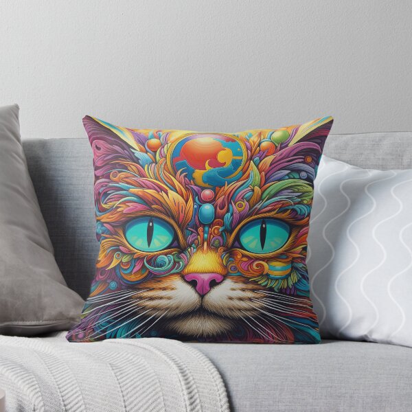 Item preview, Graphic cat wallpaper designed and sold by KreaKat.