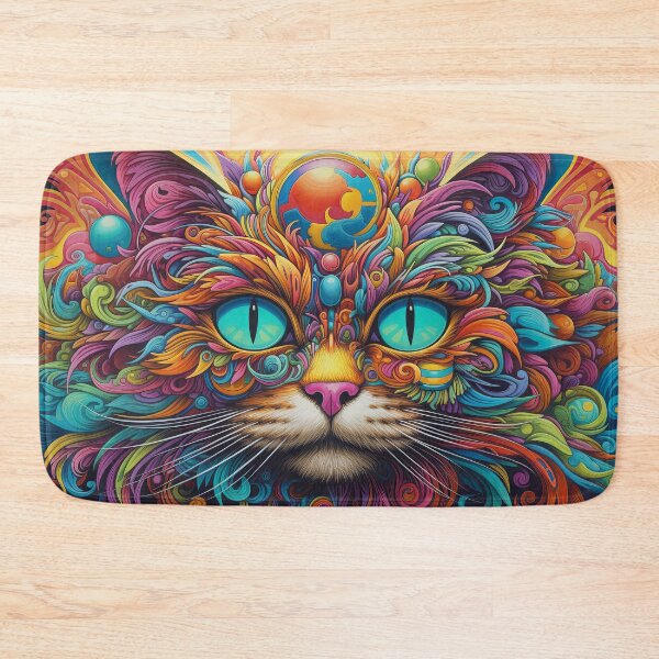 Item preview, Graphic cat wallpaper designed and sold by KreaKat.