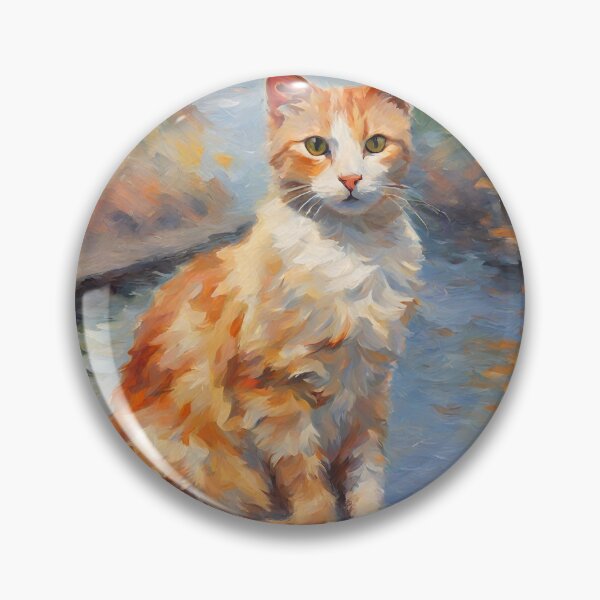 Item preview, impressionism style art cats 2024  designed and sold by cloudzer0000.