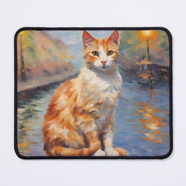 Item preview, impressionism style art cats 2024 designed and sold by cloudzer0000.