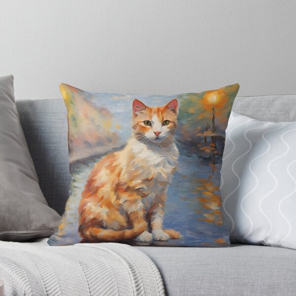 Item preview, impressionism style art cats 2024  designed and sold by cloudzer0000.