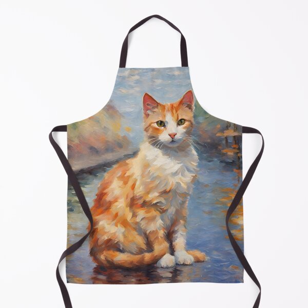 Item preview, impressionism style art cats 2024  designed and sold by cloudzer0000.